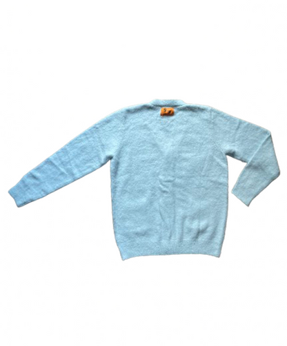 CARDIGAN BLEU CIEL