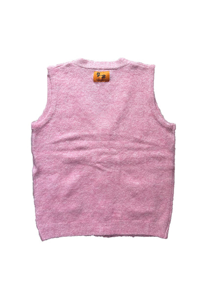 CARDIGAN MANCHE COURTE ROSE